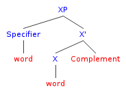 An template for an XP tree